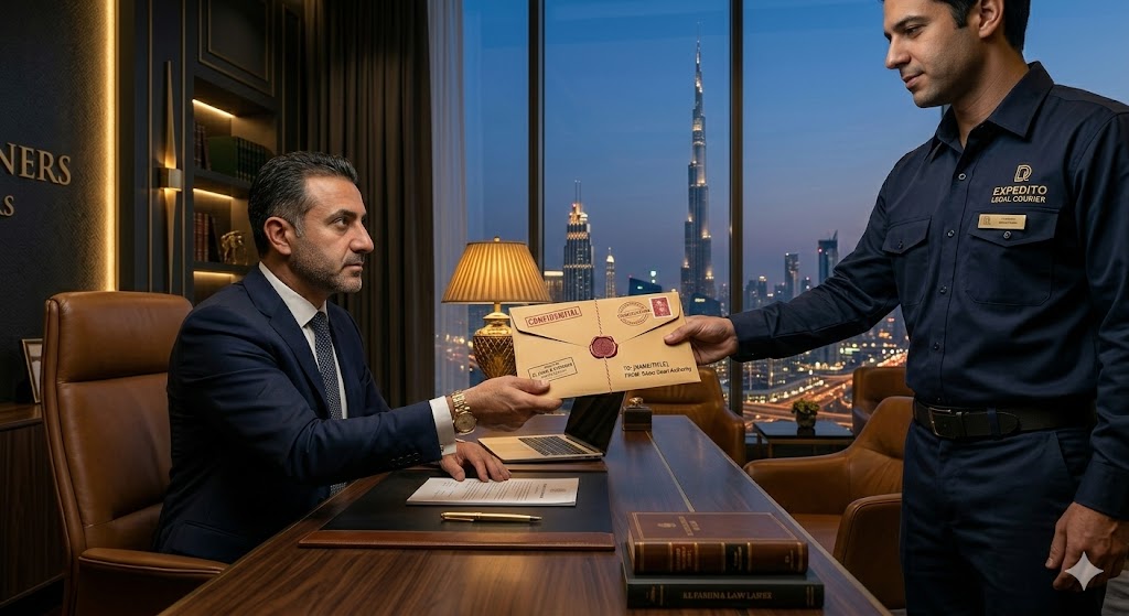 تسليم الإخطارات القانونية